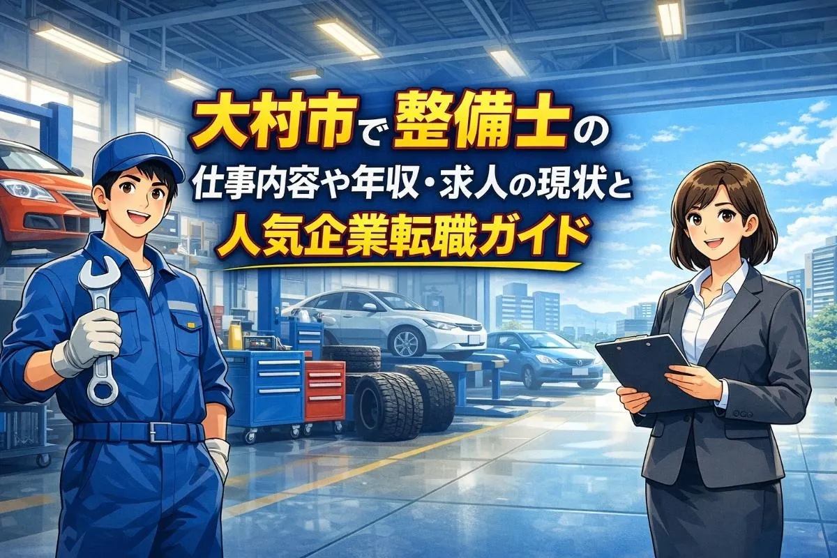 大村市で整備士の仕事内容や年収・求人の現状と人気企業転職ガイド